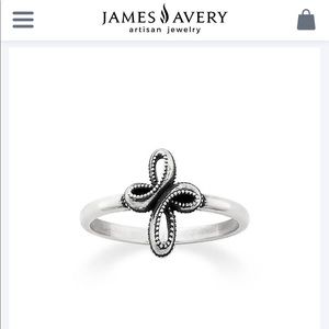 James Avery petite eternal cross ring